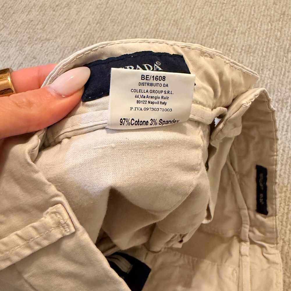 Spada Roma Light Tan Men's Shorts - Picture 6 of 9